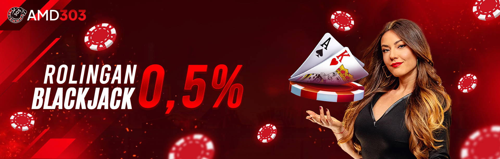 KOMISI BLACKJACK 0,5%